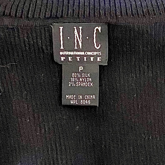 INC Petite Ribbed Sleeveless Turtleneck - Picture 6 of 7